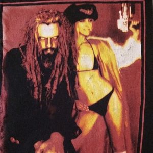 Vintage Rob Zombie Band T-shirt Anvil Size Small Rare OOP